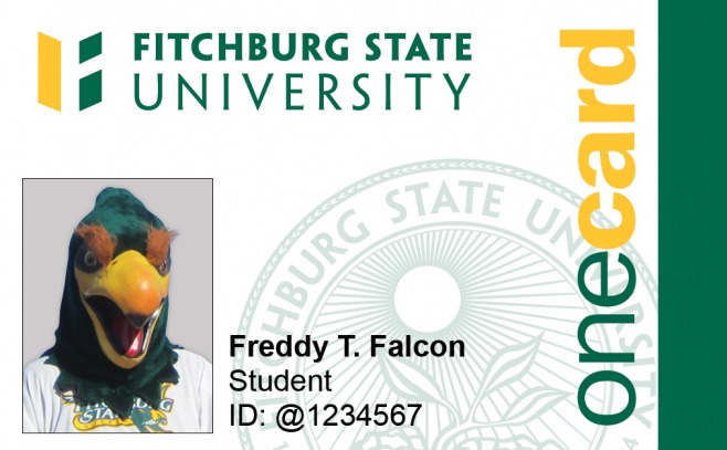 A larger photo of Freddy the Falcon on our OneCard