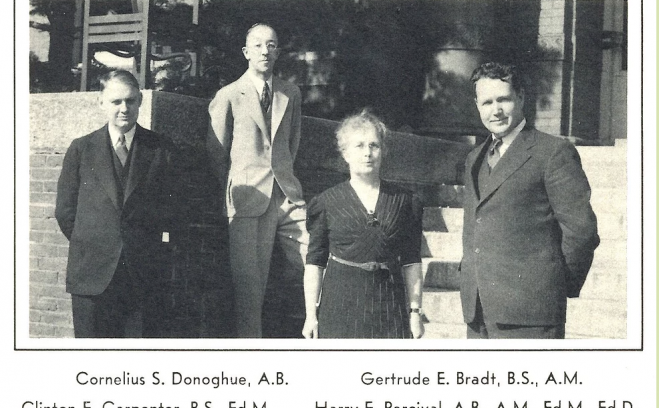 Harry Percival and other faculty members
