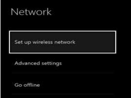 Image showing the "Set up wireless network" button in "Settings" on the…