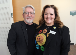 Peter Reynolds and Donna Hodge at Hammond Hall discussion