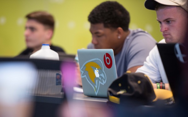 students in class