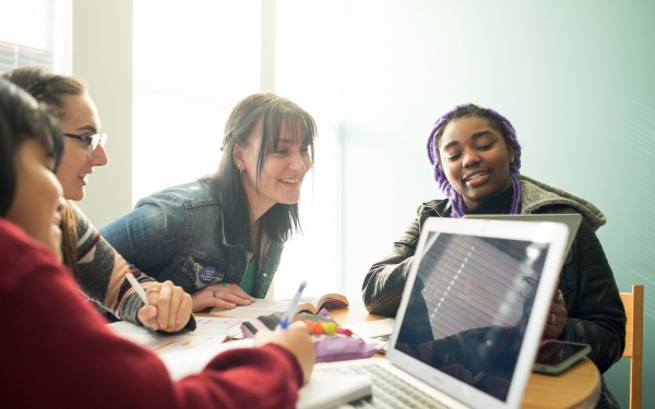 RLC students on campus