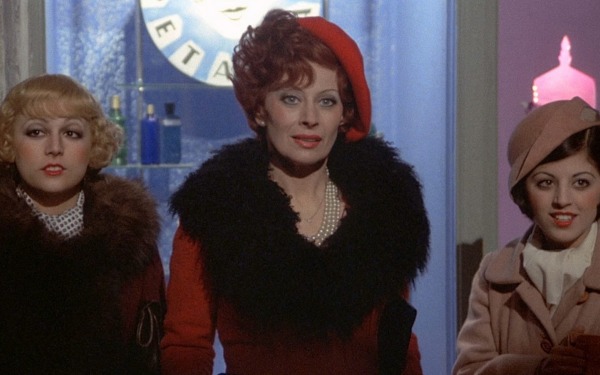A screenshot of the Fellini film, Amarcord