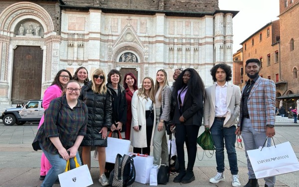 Students shopping and exploring in Milan Italy Spring Break 2023