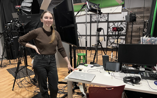 Ania Macindewar on internship at Giro Studio