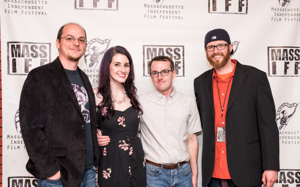 Guthrie Roy Hartford (far right) director of the independent film “The Graveyard Gang.”