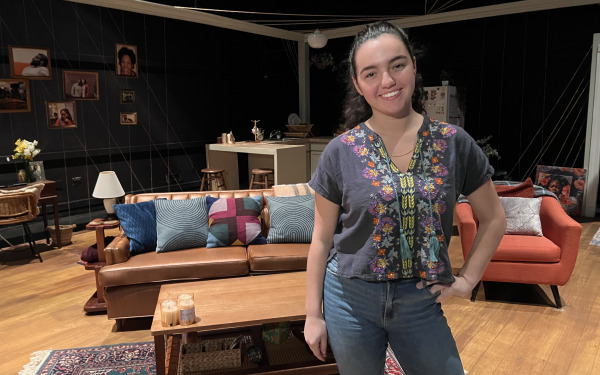 Annabella Valle on internship at Central Square Theater