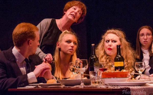 Students performing in "Osage County"