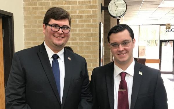 Matt and Matt at 2019 Moot Court Competition in Baton Rouge