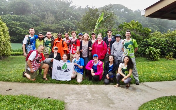 Students on the 2019 Tropical Ecology Course in Costa Rica