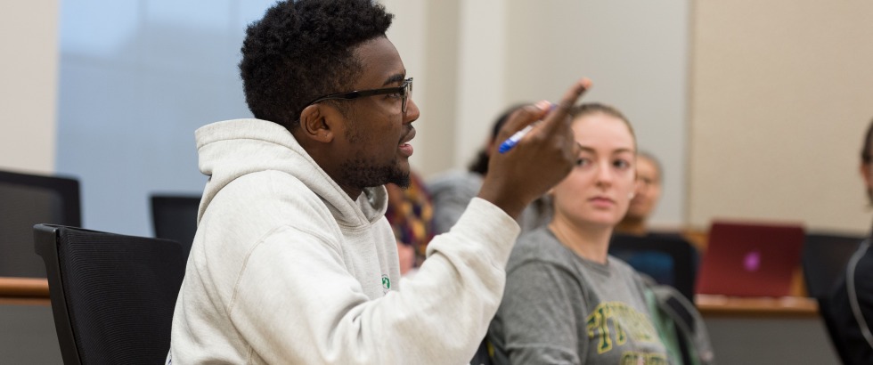 Students in Percival classroom