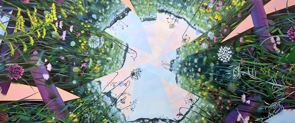 Photo of painting by artist Jenn Houle
