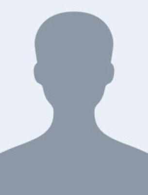 A silhouette headshot placeholder image