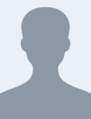 A silhouette headshot placeholder image