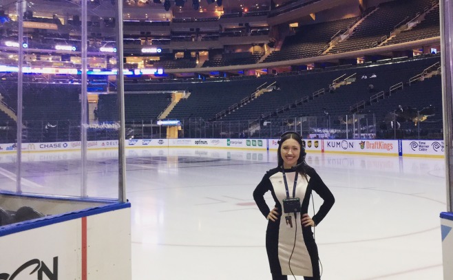 Kara Fritz internship at Madison Square Garden