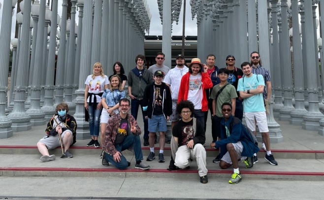 Game Design students in Los Angeles