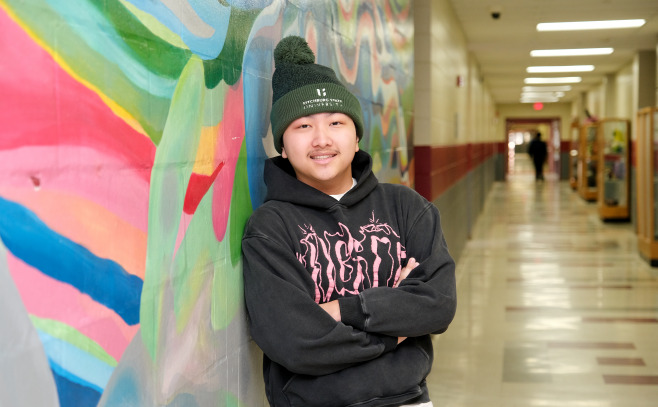 Fitchburg High student Ben Lor Direct Admissions Fitchburg Promise