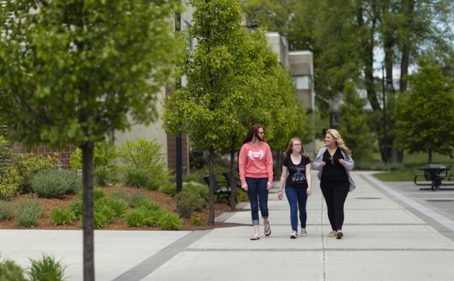 Women Students Walking