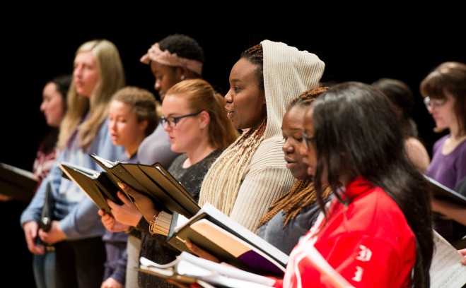 students choir