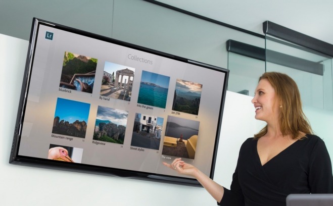 Photo of a woman presenting