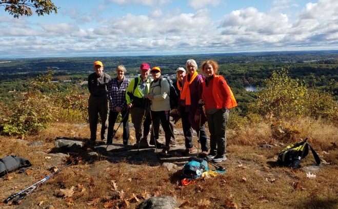 ALFA hikers on top of a mountain