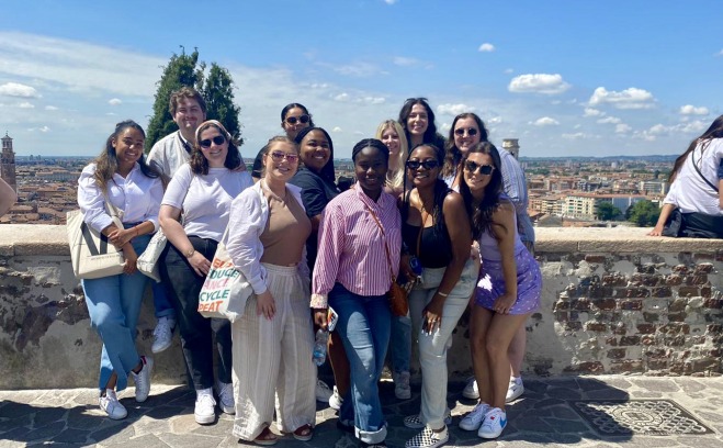 Study abroad group picture from Verona 22