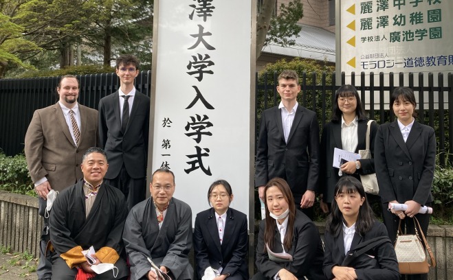 Steven at Reitaku University in Japan