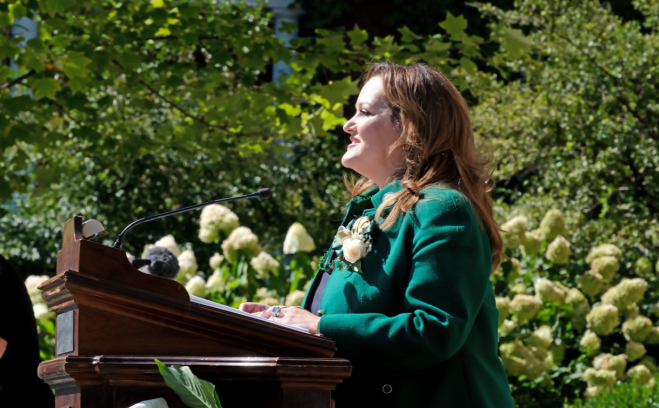 President Hodge delivers State of the University address on Sept 4 2024