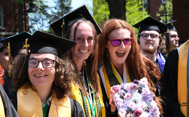 Commencement 2026 with undergraduates