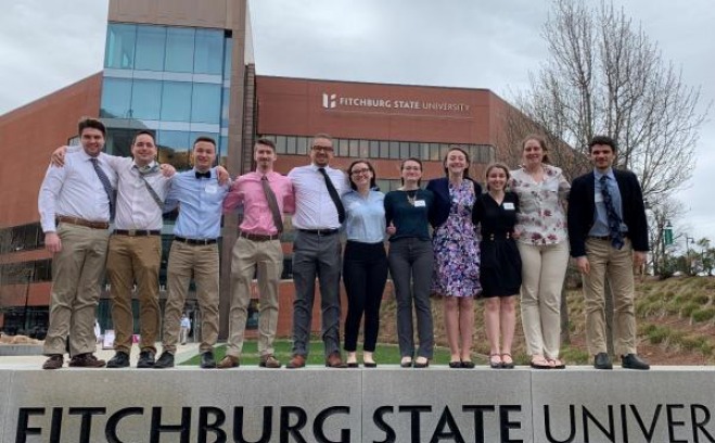 The students who presented at the 2019 Undergraduate Research and Creative Practice Conference