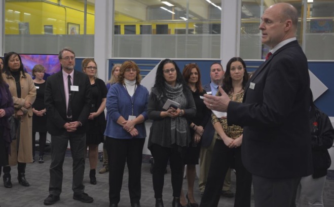 David Weiss addresses Crocker Center kickoff event