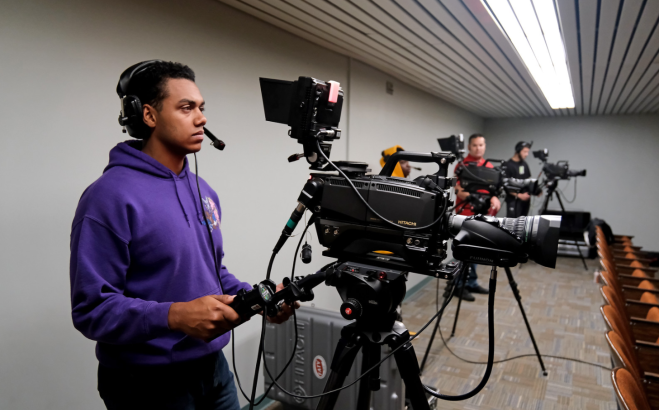Film video student Isaiah Manuel