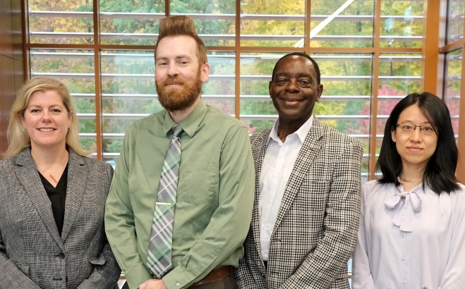 Patricia Arend, Zack Miner, Min Li, and Jason Nwankwo