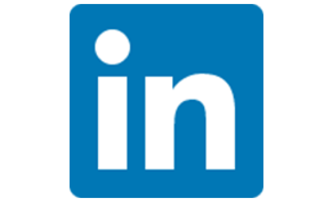 LinkedIn logo blue box with in for generic image list