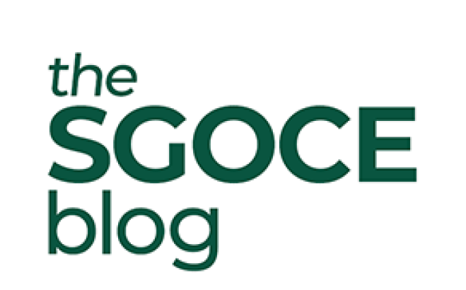 the SGOCE blog logo without the shield