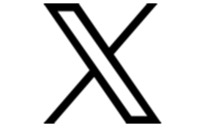 X logo with white border for generic image list