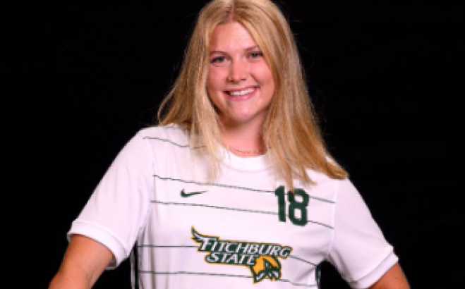 Madison Luce ACT in her soccer uniform.