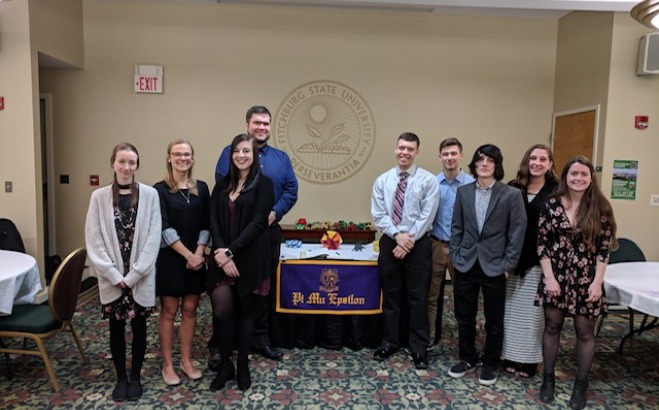 The Spring 2019 Pi Mu Epsilon inductees