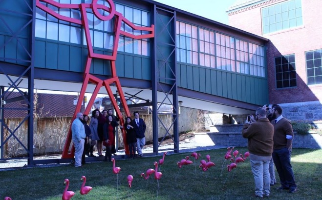 Fitchburg State students at Fitchburg Art Museum