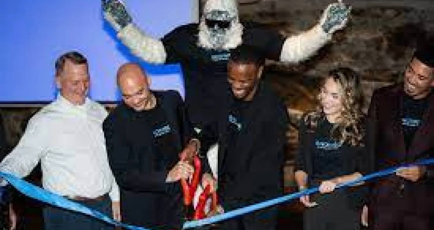 SnowGo ribbon cutting