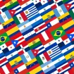 Collage Latin American Flags
