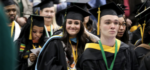 Graduates at Winter 2023 commencement ceremony