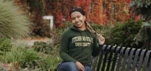 Portrait of human services Winter 2023 graduate Nadieska Diaz Araujo