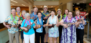 ALFA Ukulele players at 20th celebration May 2024