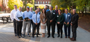 Group shot of Athletics Hall of Fame 2024 inductees