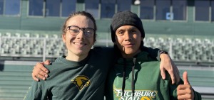 Michael Burns and Paulino Guevara Mateo cross country