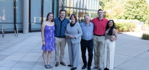 Alumni Leadership Award Jennifer Curran with her family Alumni Awards