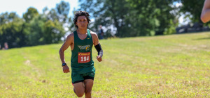 Freshman cross country runner Paulino Guevara Mateo