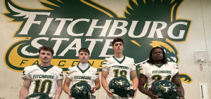 Football captains in Landry Arena 2026