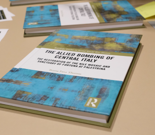 Photo of book by Professor Teresa Fava Thomas